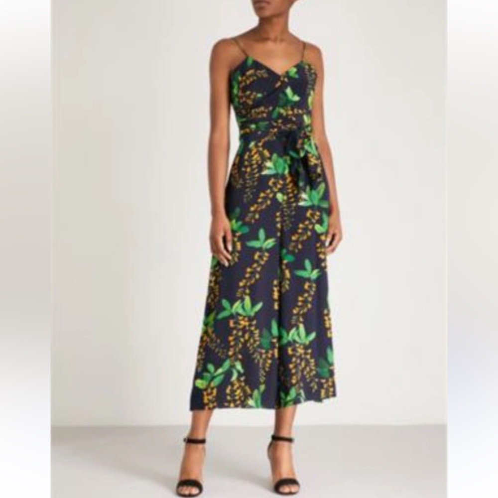 Karen Millen Silk wide-leg jumpsuit